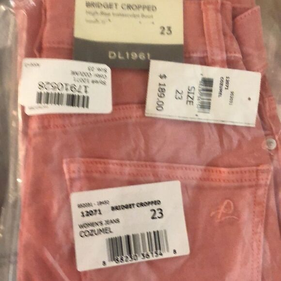 DL1961 Bridget women's jeans Size 23 high rise Instasculpt bootcut Crop NWT‎ - Picture 6 of 8
